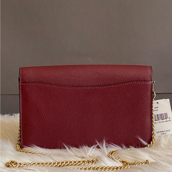 C4203 - Coach Tabby Chain Clutch in Colorblock with Snakeskin Detail - Picture 3 of 13